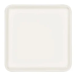 Assiette plate carré blanc porcelaine 16x16 cm Fractal - RAK Best