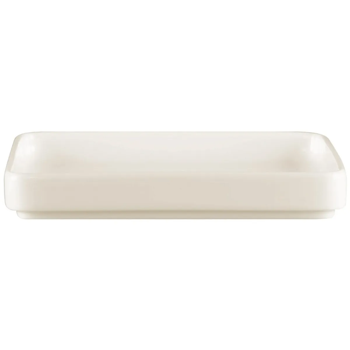 Assiette plate carré blanc porcelaine 16x16 cm Fractal - RAK Best