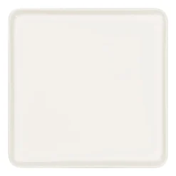 RAK Assiette plate carré blanc porcelaine 24x24 cm Fractal Outlet