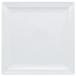 Assiette plate carré blanc porcelaine 24,3x24,3 cm Charm - RAK