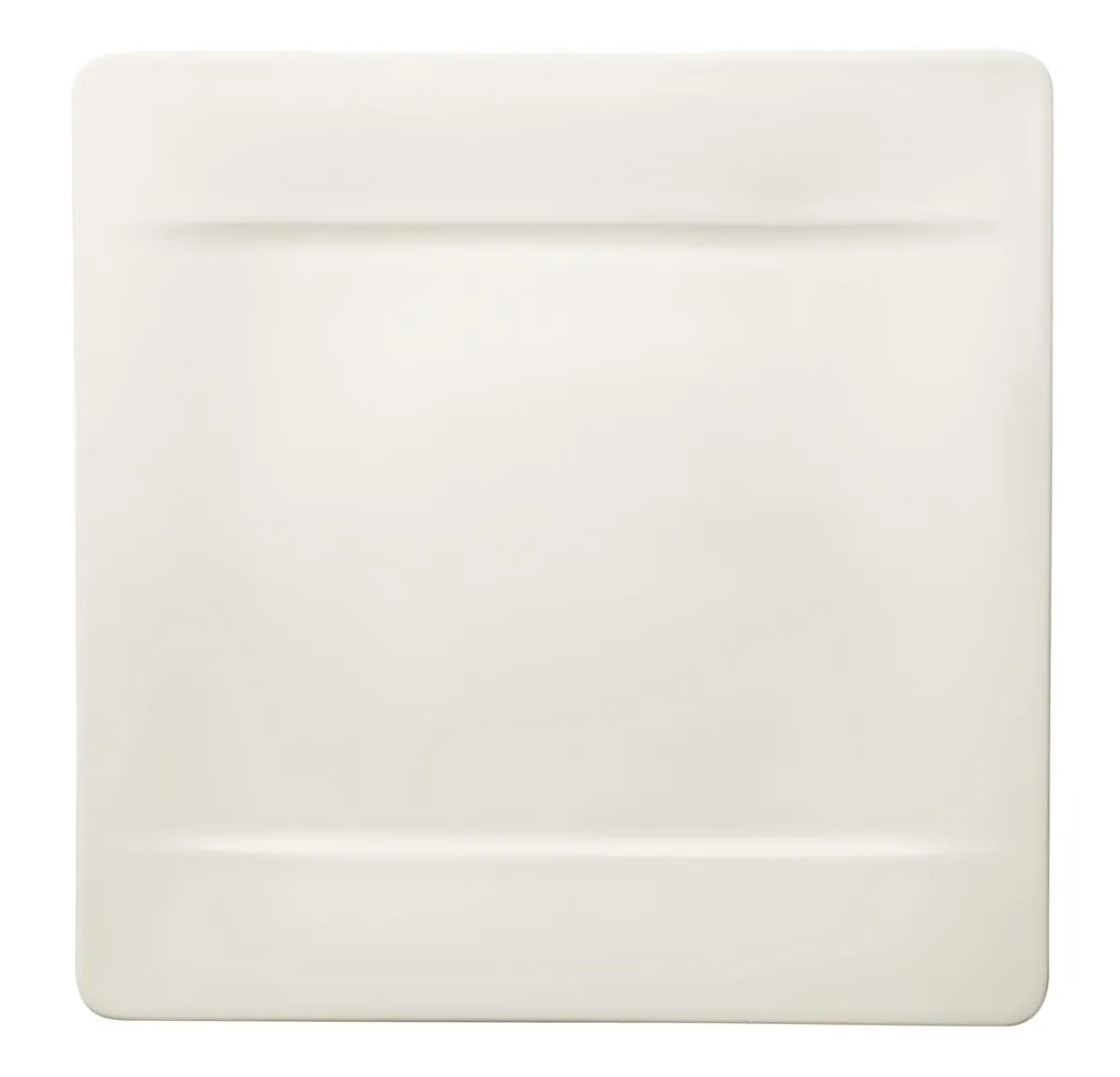 VILLEROY & BOCH Assiette plate carré ivoire porcelaine bone china 31x31 cm Modern Grace Online