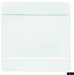 VILLEROY & BOCH Assiette plate carré ivoire porcelaine bone china 27x27 cm Modern Grace Discount