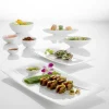 VILLEROY & BOCH Assiette plate carré ivoire porcelaine bone china 23x23 cm Modern Grace Discount