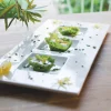Assiette plate carré ivoire porcelaine vitrifiée 29,5x29,5 cm Allspice - RAK Discount