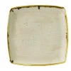 CHURCHILL Assiette plate carré Nutmeg Cream porcelaine vitrifiée 26x26 cm Stonecast Nutmeg Discount
