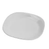 enova Assiette plate carré porcelaine pillénium 21x21 cm Regithermie Best