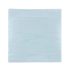 Assiette plate carré transparent verre 12,8x12,8 cm Veloutee - PRO.MUNDI