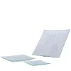PRO.MUNDI Assiette plate carré transparent verre 26x26 cm Veloutee