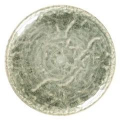 Assiette plate coupe rond Sage porcelaine vitrifiée Ø 15 cm Krush - RAK