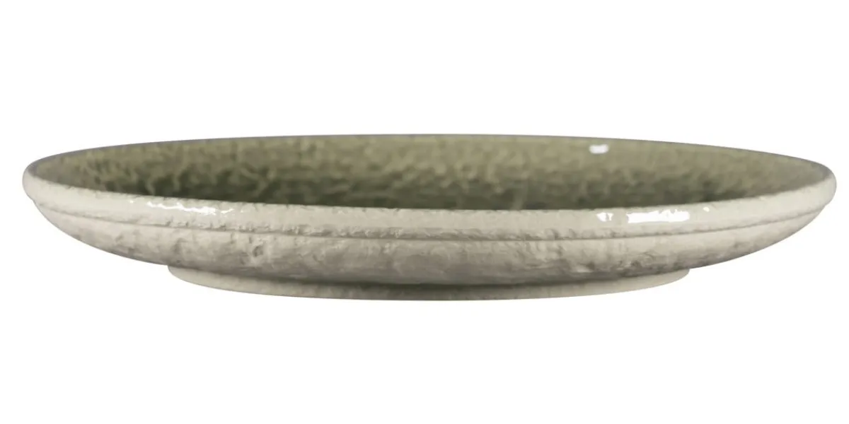 RAK Assiette plate coupe rond steel porcelaine vitrifiée Ø 24 cm Krush Discount
