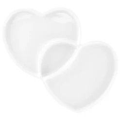 RAK Assiette plate double blanc porcelaine 29x26,4 cm Cliché Online
