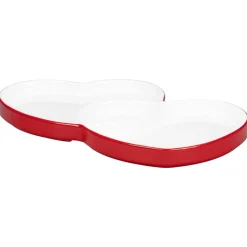 Assiette plate double blanc porcelaine 29x26,4 cm  Cliché - RAK Sale
