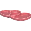 Assiette plate double rose porcelaine 29x26,4 cm  Cliché - RAK Hot