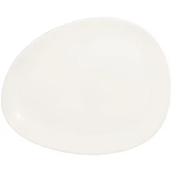RAK Assiette plate ivoire porcelaine vitrifiée 26,8x21,5 cm Shaped Sale