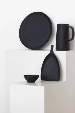 REVOL Assiette plate Noir brut porcelaine culinaire Ø 15,5 cm Yli Clearance