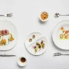 COOKPLAY Assiette plate noir porcelaine 31,5x30 cm Shell Best