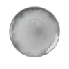 DUDSON Assiette plate organique bleu porcelaine vitrifiée Ø 27 cm Harvest Flux Best