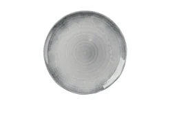 DUDSON Assiette plate organique bleu porcelaine vitrifiée Ø 27 cm Harvest Flux Best