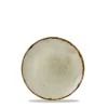 DUDSON Assiette plate organique Linen porcelaine vitrifiée Ø 23 cm Harvest Clearance