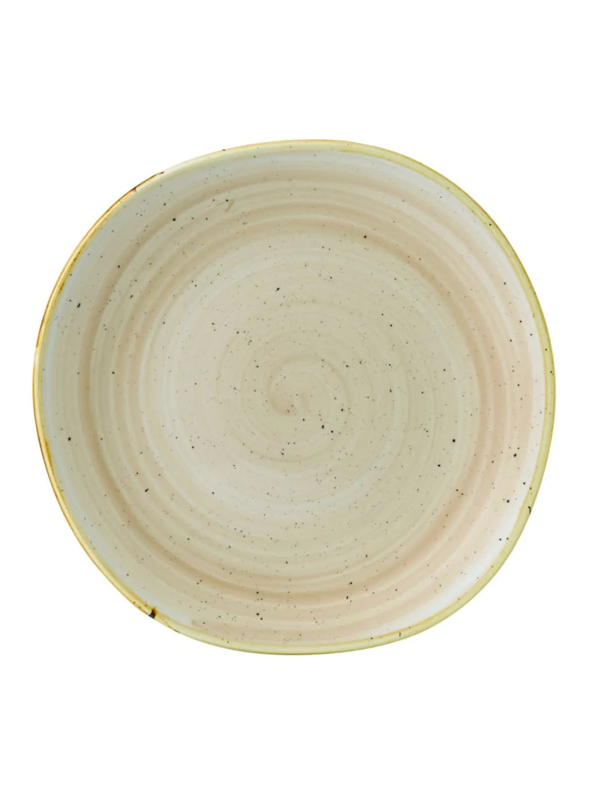 CHURCHILL Assiette plate organique rond bleu porcelaine vitrifiée Ø 26,4 cm Stonecast Duck Egg Best