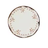 DUDSON Assiette plate organique terracotta porcelaine vitrifiée Ø 27 cm Harvest Mediterranean Clearance