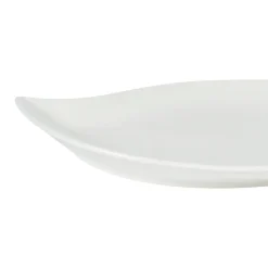 PRO.MUNDI Assiette plate ovale blanc porcelaine 36,5x21 cm Folia New