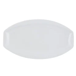 PRO.MUNDI Assiette plate ovale blanc porcelaine 31x18 cm Matcha Sale