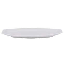 PRO.MUNDI Assiette plate ovale blanc porcelaine 31x18 cm Matcha Sale