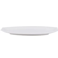 Assiette plate ovale blanc porcelaine 37x21 cm Matcha - PRO.MUNDI Sale