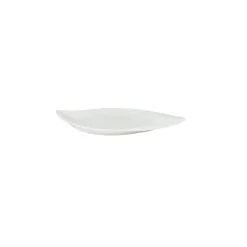PRO.MUNDI Assiette plate ovale blanc porcelaine 19x11 cm Folia Discount
