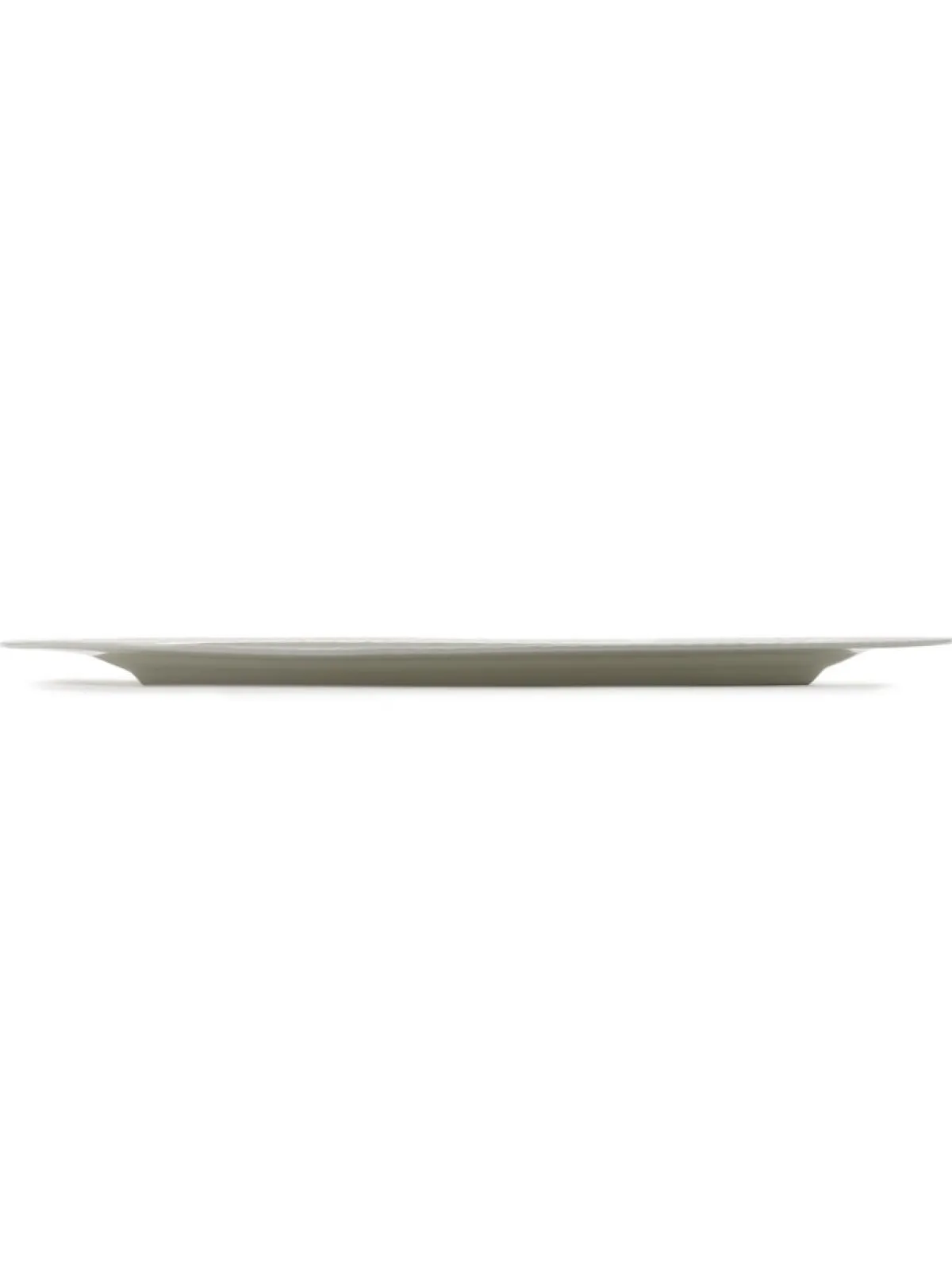 SERAX Assiette plate ovale blanc porcelaine bone china 34x22 cm Nido