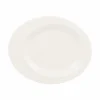 RAK Assiette plate ovale ivoire porcelaine vitrifiée 17,1x14 cm Giro Outlet