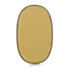 Assiette plate ovale jaune porcelaine culinaire 35,5x21,8 cm  Caractère - REVOL