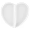 RAK Assiette plate partie droite blanc porcelaine 10x18 cm  Cliché