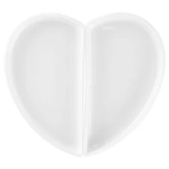 RAK Assiette plate partie droite blanc porcelaine 10x18 cm Cliché