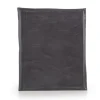 REVOL Assiette plate rectangulaire noir porcelaine culinaire 21x17,5 cm Solstice Discount