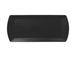 RAK Assiette plate rectangulaire noir volcano porcelaine vitrifiée 35x15 cm Neo Fusion Best