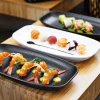 REVOL Assiette plate rectangulaire blanc porcelaine culinaire 36x21 cm Club New