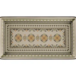 RAK Assiette plate rectangulaire Argila Décor Genoa porcelaine 33,8x18,3 cm Earth Discount