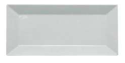 Assiette plate rectangulaire blanc porcelaine 33x18 cm Classic Square - PRO.MUNDI