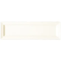 RAK Assiette plate rectangulaire ivoire porcelaine vitrifiée 29,1x12,1 cm Classic Gourmet New