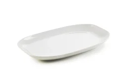 REVOL Assiette plate rectangulaire blanc porcelaine culinaire 29x17,8 cm Club