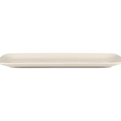 Assiette plate rectangulaire blanc porcelaine bone china 33x17,7 cm Bravura - RAK Best