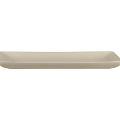 RAK Assiette plate rectangulaire Argila Décor Epura porcelaine 33,8x18,3 cm Earth