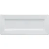 Assiette plate rectangulaire blanc porcelaine vitrifiée 29,4x12 cm Access - RAK Clearance