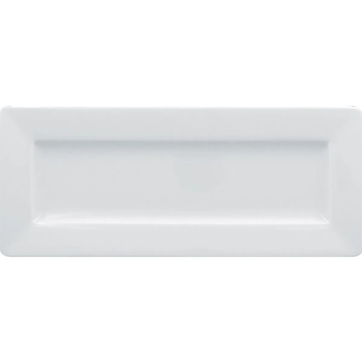 Assiette plate rectangulaire blanc porcelaine vitrifiée 29,4x12 cm Access - RAK Clearance