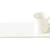 Assiette plate rectangulaire ivoire porcelaine vitrifiée Allspice - RAK Sale