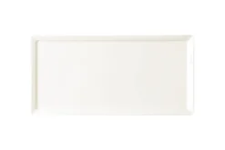 Assiette plate rectangulaire ivoire porcelaine vitrifiée Allspice - RAK Sale
