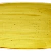 Assiette plate rectangulaire Mustard porcelaine vitrifiée 34,5x18,5 cm Stonecast Mustard - CHURCHILL Sale