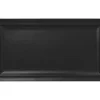 RAK Assiette plate rectangulaire noir porcelaine vitrifiée 38,5x21 cm Neo Fusion Online